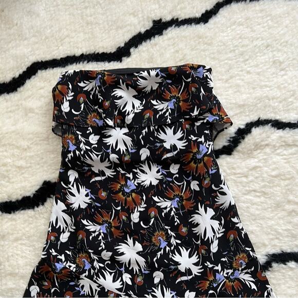 A.L.C. Romy Silk Floral Print Strapless Mini Dress - Picture 4 of 7